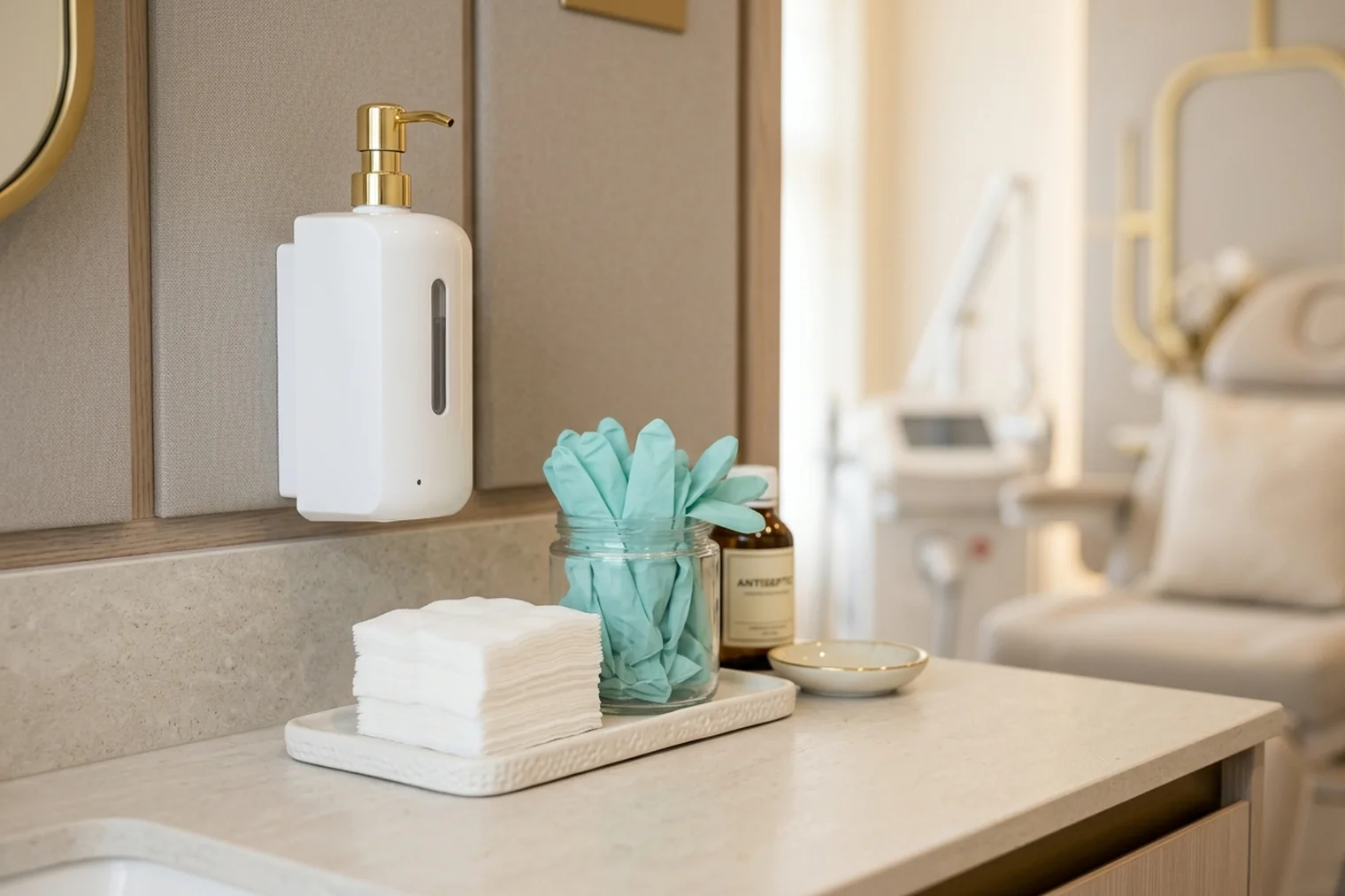 Skin Disinfection at Unique Laser Clinics, Bolton